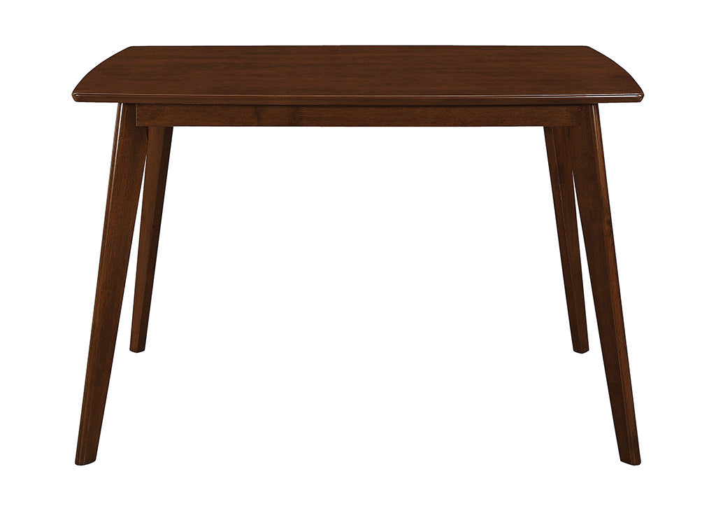Mid-Century Inspired Chestnut Dining Table