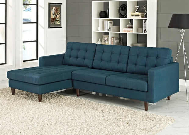 Mid-Century Inspired Tufted Sectional