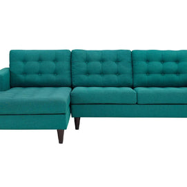 Mid-Century Inspired Tufted Sectional