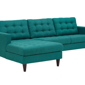 Mid-Century Inspired Tufted Sectional