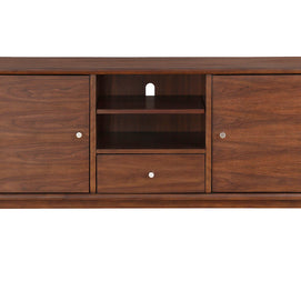 Mid-Century Inspired Walnut TV Stand