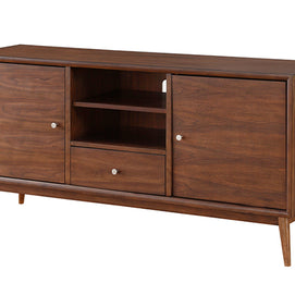 Mid-Century Inspired Walnut TV Stand
