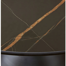 Round Metal & Ceramic Dining Table
