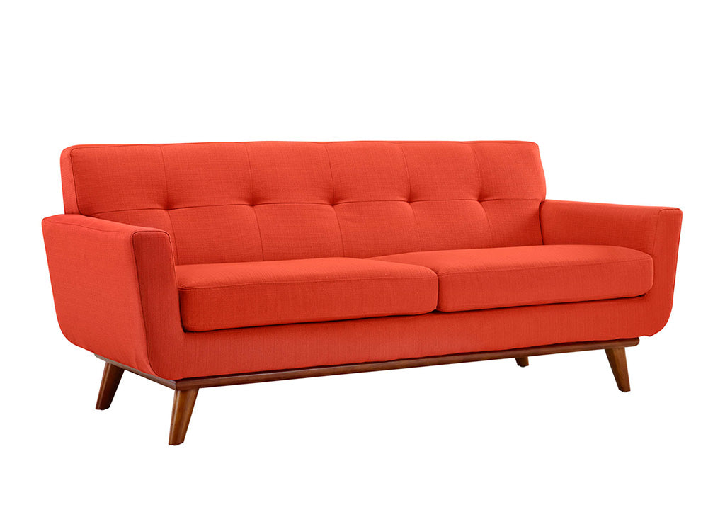 Mid-Century Modern Style Loveseat