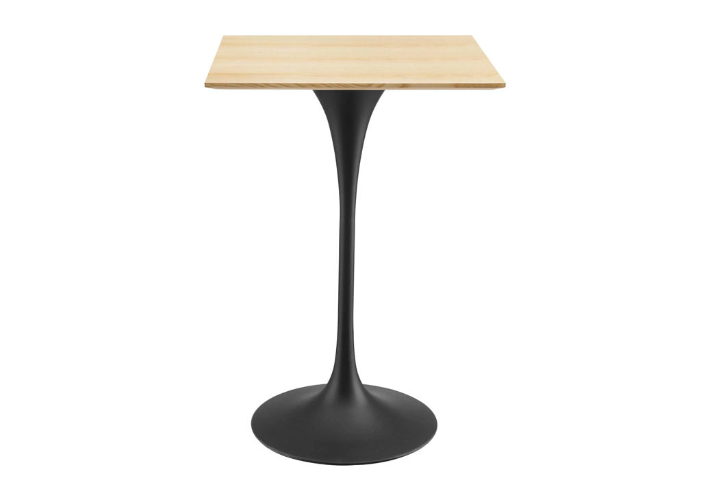 Mid-Century Modern Wood Bar Table