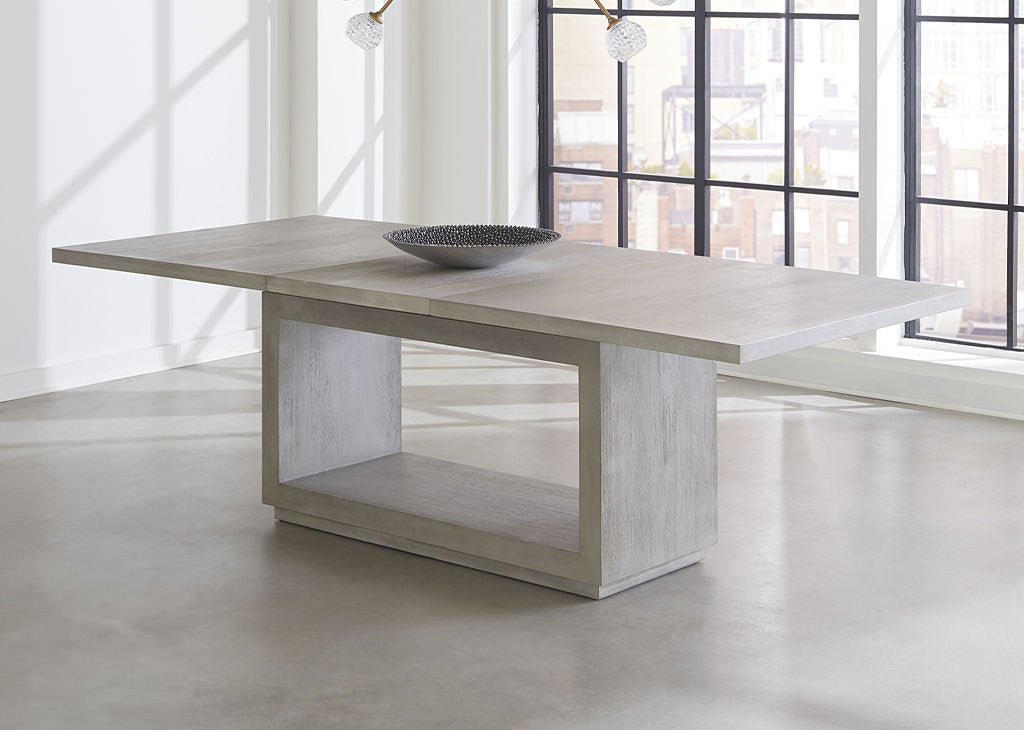 Mineral Gray Color Contemporary Dining Set