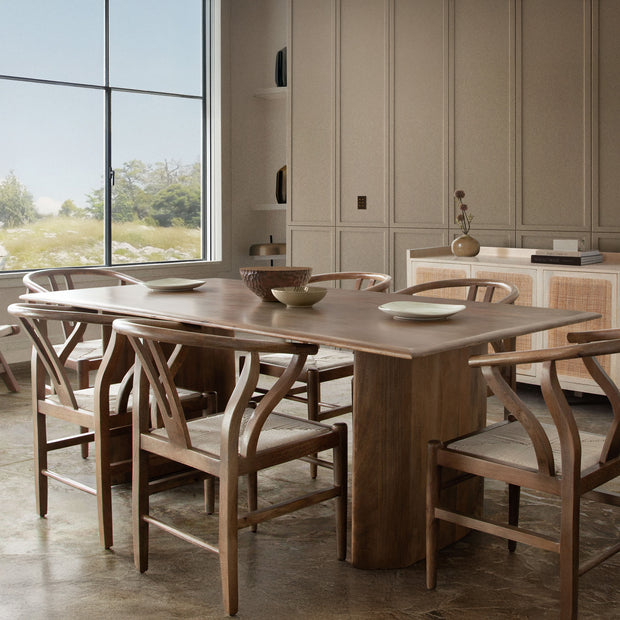Caramel Walnut Dining Table
