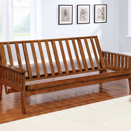 Oak Finish Futon Frame