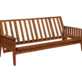Oak Finish Futon Frame