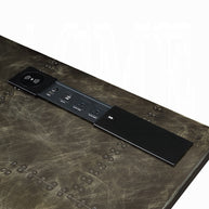 Industrial Bronze Aluminum Executive Desk