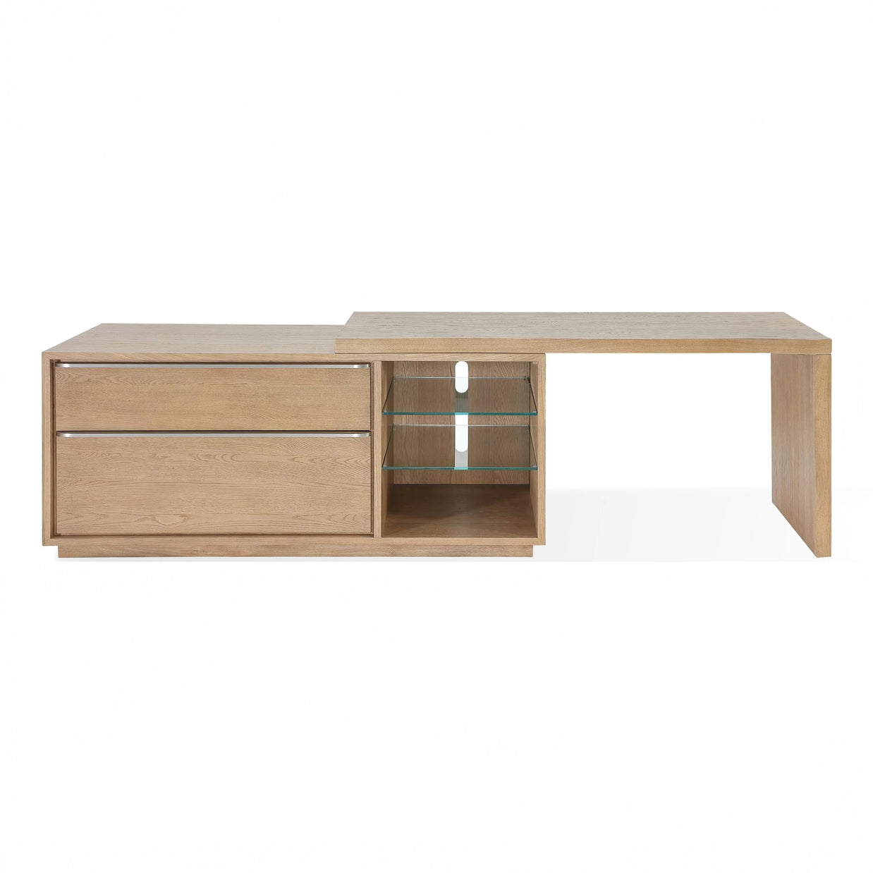 Live Edge Executive Desk with Credenza
