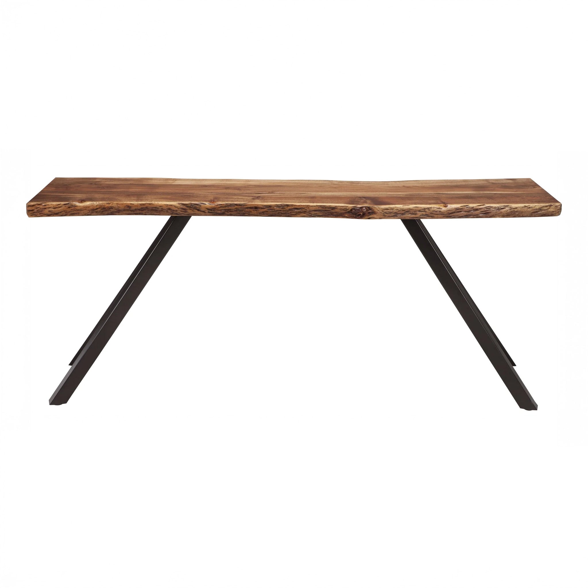 Live Edge Solid Acacia Wood Console Table