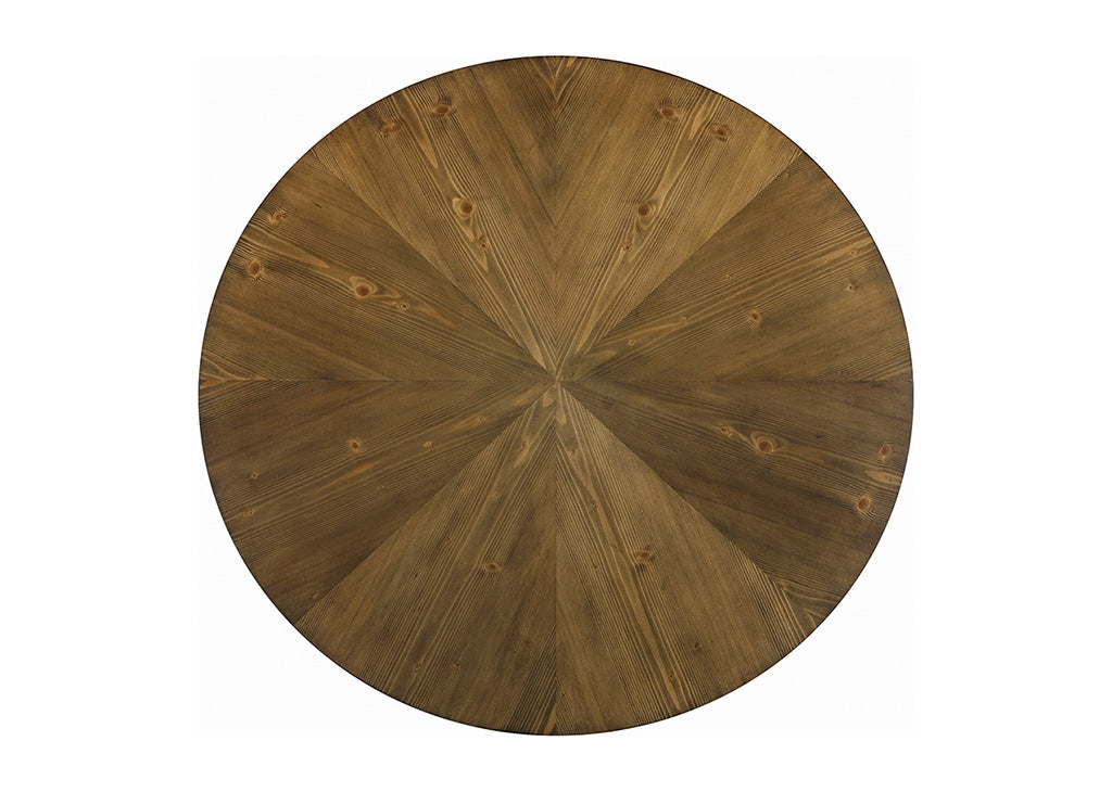 Dark Brown & Black Mid-Century Coffee Table