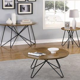 Dark Brown & Black Mid-Century Coffee Table