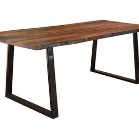Sheesham Wood & Metal Dining Table