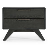 Gray Mid-Century Nightstand