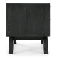 Gray Mid-Century Nightstand
