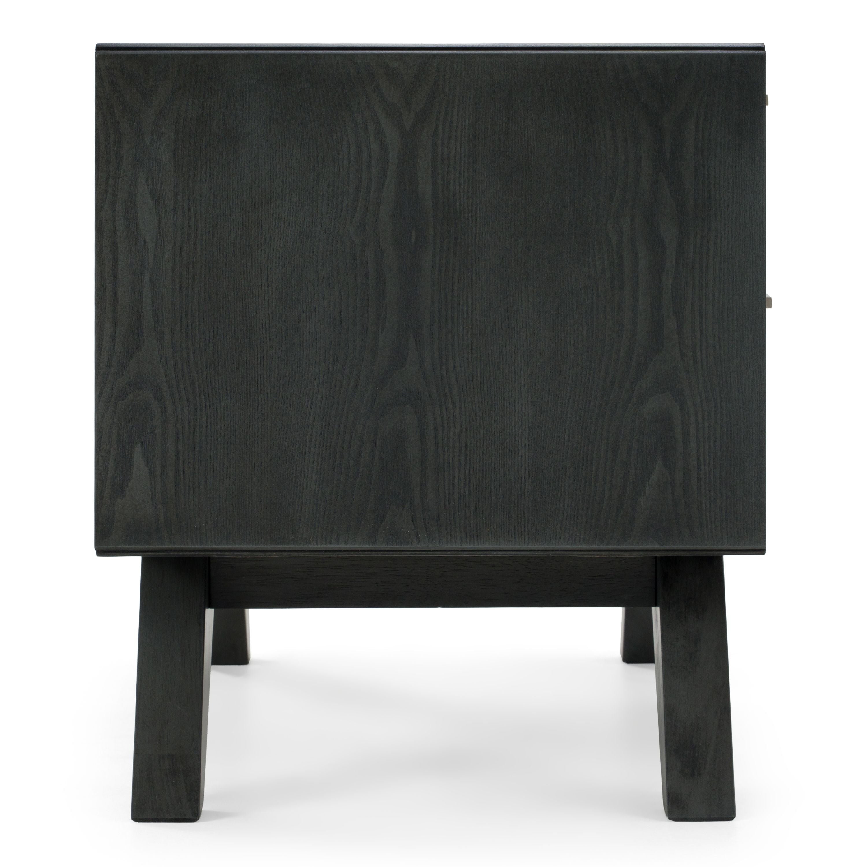 Gray Mid-Century Nightstand