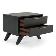Gray Mid-Century Nightstand