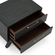Gray Mid-Century Nightstand