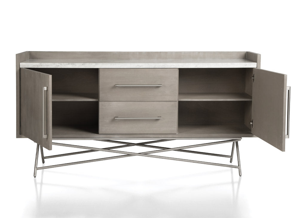 Marble & Gray Dining Server