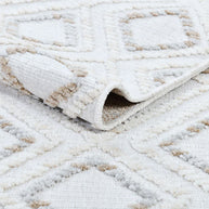 Machine Washable Diamond Area Rug