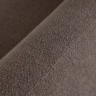 Arm detail on organic modern toffee sofa