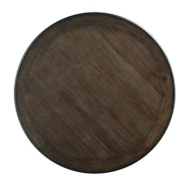 Transitional Black & Beige 5 PC Counter Height Set