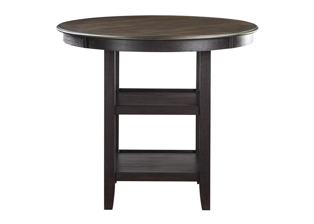 Transitional Black & Beige 5 PC Counter Height Set