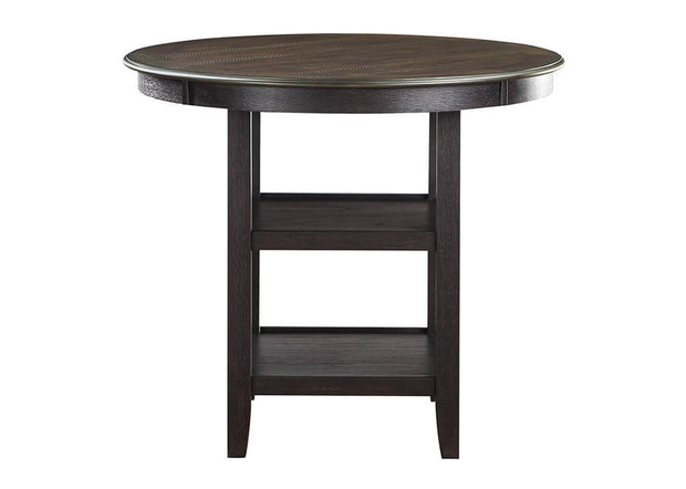 Transitional Black & Beige 5 PC Counter Height Set