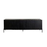 Geometric Sideboard – Matte Black