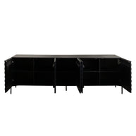 Geometric Sideboard – Matte Black