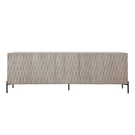 Sculpted Wood Sideboard – Ash Finish