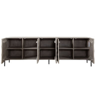 Sculpted Wood Sideboard – Ash Finish
