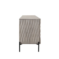 Sculpted Wood Sideboard – Ash Finish