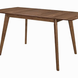 Walnut & Gray Retro-Inspired 6 PC Dining Set