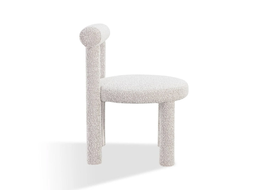 Cotton boucle Dining chair