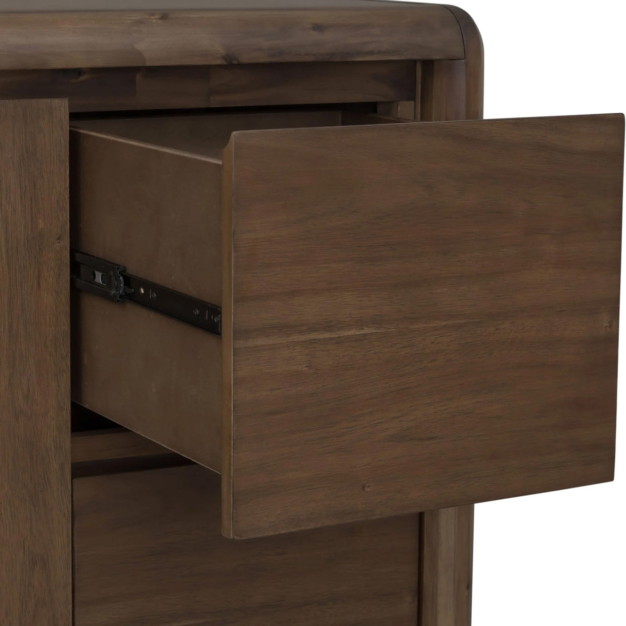 2 Door / 4 Drawer Acacia Wood Sideboard