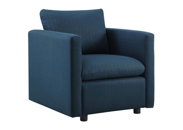 Azure Blue Accent Chair