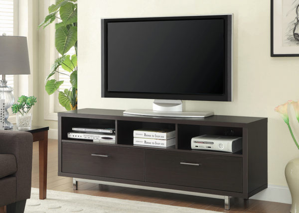 Two-Drawer Rectangular TV Stand