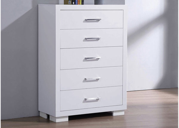 Modern White Chest of Drawers lifestyle