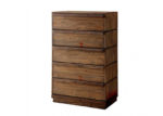 Rusting Natural Finish Chest of Drawers Silo 7623