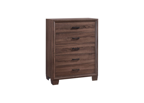 Warm Brown Chest of Drawers Silo 205325