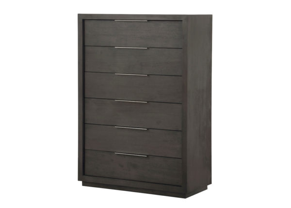 Basalt Gray Finish Chest of Drawers