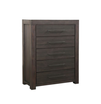 Basalt Gray Solid Acacia Chest of Drawers