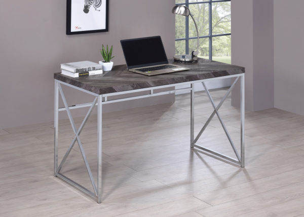 Contemporary Gray Writing Desk