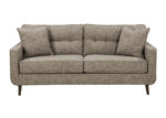 Light Brown Upholstered Sofa