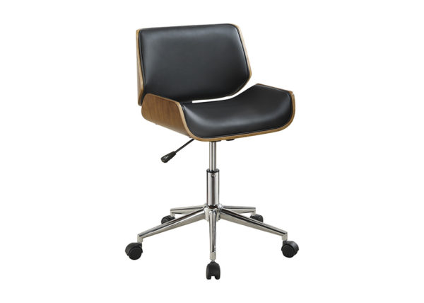 Mid-Century Inspired Leatherette Office Chair