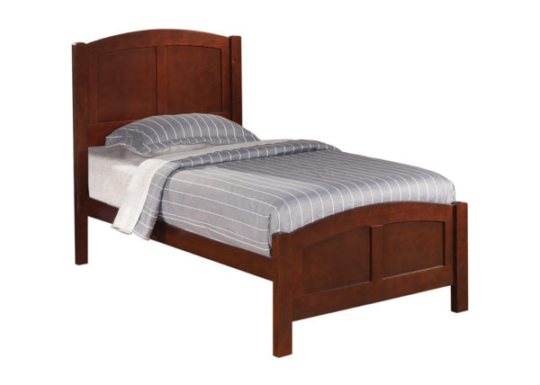 Twin Chestnut Panel Bed