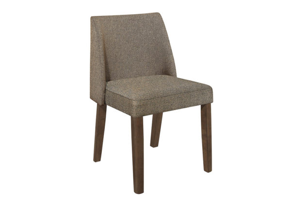 Brown Shelter-Back Dining Chair Set